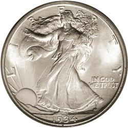 1934-S 50C MS66 PCGS. Dripping with bright, satiny lus 