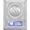 Image 2 : 1935 50C MS65 PCGS. An essentially white Gem half with 