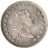 1795 S$1 Flowing Hair, Two Leaves VF30 ANACS. 