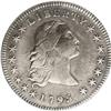 1795 S$1 Flowing Hair, Three Leaves--Improperly Cleane 