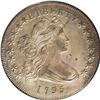 1795 S$1 Draped Bust, Off Center AU55 PCGS. B-14, BB-5 