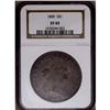 Image 3 : 1800 S$1 XF45 NGC. B-5, BB-189, R.4. Dusky dove-gray a 