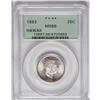 Image 3 : 1883 25C Hawaii Quarter MS66 PCGS. The lightest blush 