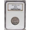 Image 3 : 1893 25C Isabella Quarter MS65 NGC. A lush Gem example 