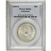 Image 1 : 1939-S 50C Arkansas MS66 PCGS. A satiny and well-defin 