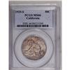Image 1 : 1925-S 50C California MS66 PCGS. Lustrous and well str 