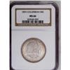 Image 1 : 1893 50C Columbian MS66 NGC. Bright and lustrous with 