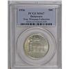 Image 1 : 1936 50C Delaware MS67 PCGS. Ex: Troy Wiseman Collecti 