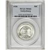 Image 1 : 1936 50C Gettysburg MS66 PCGS. Hints of ice-blue appea 