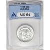 Image 1 : 1935 50C Hudson MS64 ANACS. A fully brilliant example 