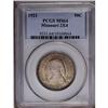 Image 1 : 1921 50C Missouri 2x4 MS64 PCGS. Olive and chestnut to 