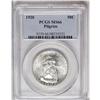 Image 1 : 1920 50C Pilgrim MS66 PCGS. Fully brilliant, save for 