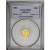 Image 3 : 1903 G$1 Louisiana Purchase/Jefferson MS64 PCGS. Fourt 