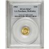 Image 3 : 1903 G$1 Louisiana Purchase/McKinley MS67 PCGS. Althou 
