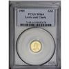 Image 3 : 1905 G$1 Lewis and Clark MS64 PCGS. In high grades the 