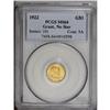 Image 3 : 1922 G$1 Grant no Star MS64 PCGS. The bright yellow-go 