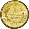 Image 2 : 1849 G$1 No L MS65 PCGS. This issue is reportedly the 