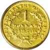 Image 2 : 1850-C G$1 AU58 PCGS. Variety 3-C. Among the rarest C- 