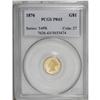 Image 3 : 1876 G$1 PR63 PCGS. As an issue, the 1876 is the rares 