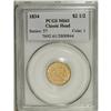 Image 3 : 1834 $2 1/2 Classic MS61 PCGS. Breen-6138, R.2. This i 