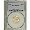 Image 3 : 1846 $2 1/2 MS61 PCGS.From The Della Collection. 