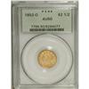 Image 1 : 1852-O $2 1/2 AU50 PCGS. Breen-6219. The "Extra Heavy 