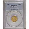 Image 1 : 1860 $2 1/2 New Reverse, Type Two MS62 PCGS. A needle- 