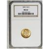 Image 1 : 1895 $2 1/2 MS62 NGC. A well struck and attractive ora 