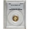 Image 3 : 1883 $2 1/2 PR62 Cameo PCGS. Only 82 proof quarter eag 
