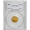 Image 1 : 1909 $2 1/2 MS62 PCGS. An orange-gold representative, 