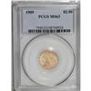 Image 1 : 1909 $2 1/2 MS63 PCGS. A sharply defined example that 