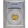 Image 3 : 1909 $2 1/2 MS64 PCGS. A highly lustrous piece, unusua 