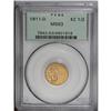 Image 3 : 1911-D $2 1/2 MS63 PCGS. Far and away the lowest minta 