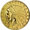 Image 1 : 1911-D $2 1/2 MS63 NGC. The Indian quarter eagle serie 