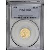 Image 1 : 1928 $2 1/2 MS63 PCGS. A lustrous example of this date 