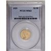 Image 1 : 1929 $2 1/2 MS62 PCGS. The obverse of this yellow-oran 