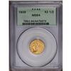 Image 1 : 1929 $2 1/2 MS64 PCGS. A radiant apricot-gold near-Gem 