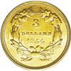 Image 2 : 1854 $3 AU58 PCGS. This is a splendid near-Mint exampl 
