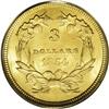 Image 2 : 1854 $3 MS64 PCGS.From The Troy Wiseman Collection. 