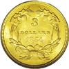 Image 2 : 1854 $3 MS65 PCGS. Expectations for the three dollar g 