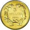 Image 2 : 1860 $3 MS63 PCGS. This date is scarce in all grades a 