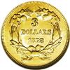 Image 2 : 1878 $3 MS61 NGC. This attractive representative is we 