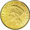 Image 1 : 1879 $3 MS61 PCGS. Only moderately scarce in the conte 
