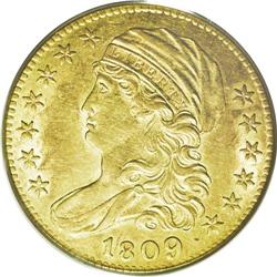 1809/8 $5 AU58 PCGS.