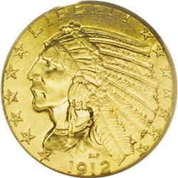 1912 $5 MS63 PCGS.