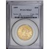 Image 1 : 1899 $10 MS63 PCGS. A solidly struck and highly lustro 