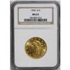 Image 1 : 1904 $10 MS63 NGC. This bright and lustrous eagle is w 