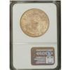 Image 2 : 1873-S $20 Open 3 AU55 NGC. Lightly worn with an avera 