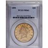 Image 1 : 1890 $20 MS61 PCGS. The obverse and reverse both have 