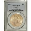 Image 3 : 1907 $20 Arabic Numerals MS65 PCGS. Despite the inevit 
